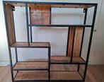 Industriële vakkenkast metaal/hout 80x80cm, Ophalen, Zo goed als nieuw, Minder dan 100 cm, Metaal