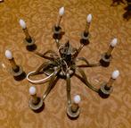 Vintage Kroonluchter met 8 Armen, Ophalen, Gebruikt, Metaal, Vintage