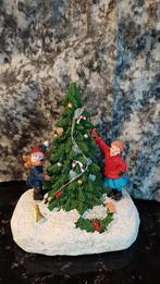 Intratuin setje voor kerstdorp, kerstboom met poppetjes zgan, Ophalen, Nieuw