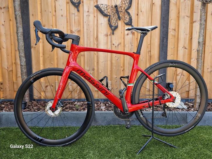 Racefiets carbon Massini Stradale, Fietsen en Brommers, Fietsen | Racefietsen, Zo goed als nieuw, Overige merken, Meer dan 20 versnellingen