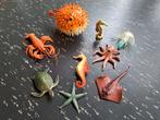 17 plastic dieren (zeedieren, hagedissen, roofvogel, insect), Ophalen of Verzenden, Jongen of Meisje
