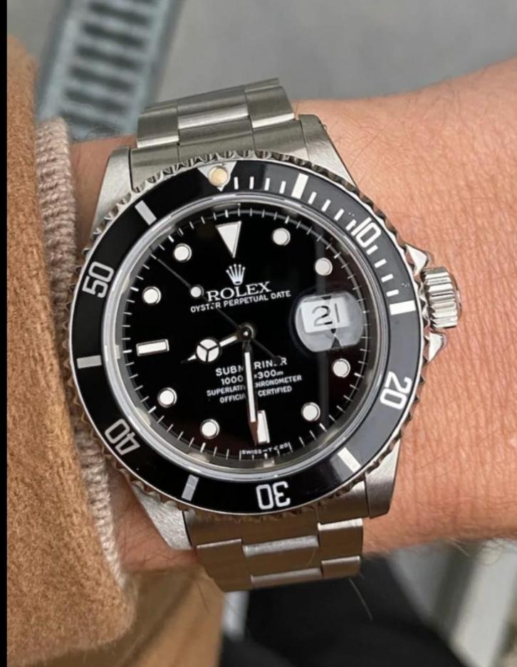 Rolex Submariner Date ref. 16610 Service + polish + garantie, Sieraden, Tassen en Uiterlijk, Horloges | Heren, Zo goed als nieuw