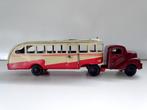 Jaren '50 HWN Bakelieten truck met Streamline Bus oplegger, Antiek en Kunst, Antiek | Speelgoed, Verzenden