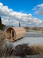 Red cedar Panorama barrel buiten sauna's, ook in thermowood, Sport en Fitness, Sauna, Ophalen, Fins of Traditioneel, Wellnessandgarden