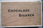 Chocolade Sigaren.oud kartonnen doosje in goede staat., Ophalen of Verzenden, Zo goed als nieuw