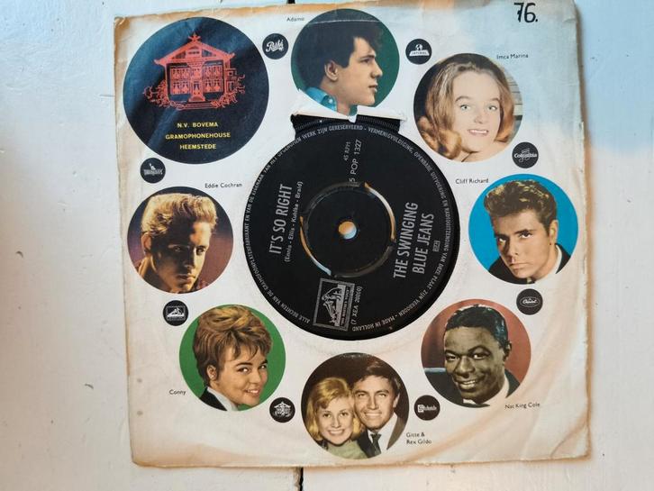 The Swinging Blue Jeans - It's So Right - Single, Cd's en Dvd's, Vinyl Singles, Gebruikt, Single, Pop, 7 inch, Ophalen of Verzenden