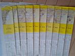 10 topografische kaarten Nederland 1:50.000, Boeken, Atlassen en Landkaarten, Gelezen, Ophalen of Verzenden, Landkaart, 1800 tot 2000