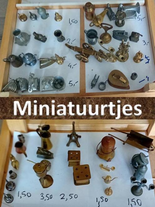 Miniatuurtjes Klik RK voor nog meer advertenties.., Antiek en Kunst, Curiosa en Brocante, Ophalen of Verzenden