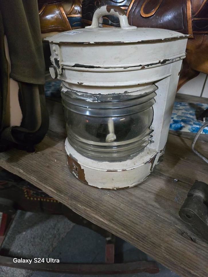 Scheeps Lamp, Verzamelen, Scheepvaart, Ophalen