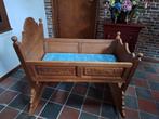 Antieke  houten wieg met houtsnijwerk, Antiek en Kunst, Ophalen