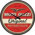 Moto Guzzi Original Motorcycles reclame wandklok deco klok
