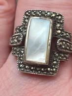 Forse zilveren art deco ring, Verzenden, Zilver, Ring
