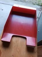 Brievenbak lectuurbakken letter tray rood plastic 8 st p.st, Ophalen of Verzenden, Gebruikt