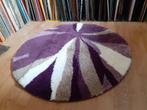 rond jaren 70 design retro kleed 80 cm paars seventies, Huis en Inrichting, Gebruikt, 50 tot 100 cm, Rond, ?