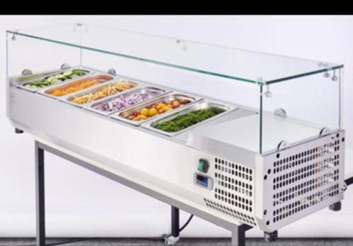Koelvitrine opzetvitrine koudbuffet te huur bij Fresh!, Hobby en Vrije tijd, Feestartikelen | Verhuur, Zo goed als nieuw, Ophalen