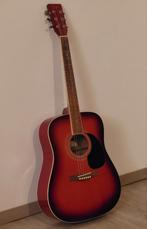 Country akoestische gitaar met zwarte beschermhoes., Ophalen, Gebruikt, Klassieke of Spaanse gitaar