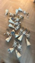 35 richtbare klemlampen van IKEA, Huis en Inrichting, Lampen | Spots, Ophalen, Halogeen, Metaal of Aluminium, Zo goed als nieuw