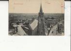 Scheveningen Panorama met Oude Kerk  M Gluckstadt 1900, Ophalen of Verzenden, Voor 1920, Ongelopen, Zuid-Holland