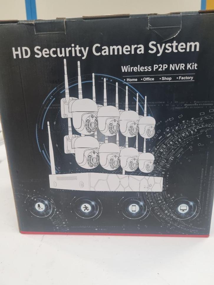 set met 8 wifi camera's en recorder excl HD, Computers en Software, Pc- en Netwerkkabels, Nieuw, Ophalen