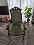 Antieke fauteuil met hoge rugleuning, Ophalen, Hout, Gebruikt, Minder dan 75 cm