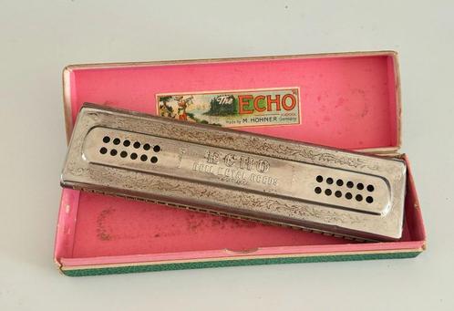 M. HOHNER Echo Harp CG 120 Wender, Muziek en Instrumenten, Blaasinstrumenten | Mondharmonica's, Gebruikt, Met koffer of doosje