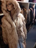 Prachtige echte bontjas bont jas bontmantel +capuchon maat L, Kleding | Dames, Ophalen of Verzenden, Zo goed als nieuw, Maat 42/44 (L)