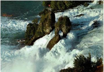 Grote ansichtkaart Rheinfall (Schweiz) beschikbaar voor biedingen