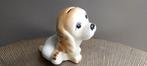 Vintage porselein  hond beeldje spaarpot 14 cm, Verzamelen, Beelden en Beeldjes, Ophalen of Verzenden, Zo goed als nieuw, Dier