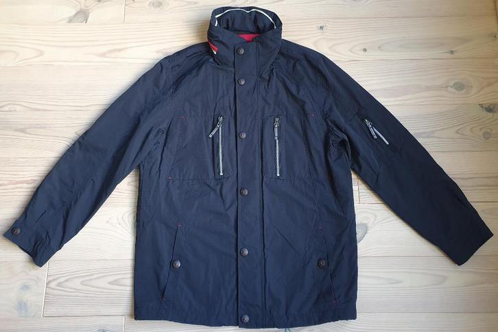 blauwe regenjas/ herfst jas van Black Stone, maat 50, zgan, Kleding | Heren, Jassen | Winter, Zo goed als nieuw, Maat 48/50 (M)