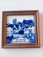 Tegel Delfts Blauw Den Besten kaas van wei en stal, Antiek en Kunst, Antiek | Wandborden en Tegels, Ophalen of Verzenden