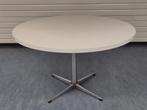 Vintage eettafel Pastoe witte uitschuifbare tafel ovaal, Huis en Inrichting, Tafels | Eettafels, Ophalen, Gebruikt, 100 tot 150 cm