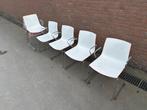 (8st) Arper Catifa 46 stoelen met armleuningen, Huis en Inrichting, Stoelen, Ophalen, -, Arper, Wit