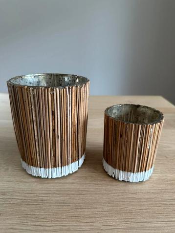 Rivièra Maison votives / windlichtjes bamboo 