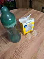 Drinkfles: Difrax + 2 nieuwe spenen!, Ophalen of Verzenden, Zo goed als nieuw, Overige typen