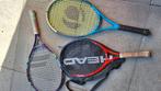 3 Tennisrackets - Gebruikt, Ophalen of Verzenden, Gebruikt, Racket, Head