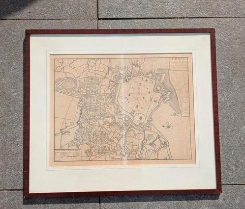 Kaart 1729 Saint Omer in Artois en de omliggende forten, Antiek en Kunst, Kunst | Etsen en Gravures, Ophalen of Verzenden