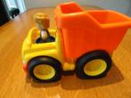 Dump Truck - Fisher Price Little People de Luxe z.g.a.n., Ophalen, Zo goed als nieuw, Auto of Voertuig, Met geluid