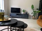 TV meubel met visgraat patroon zwart, Ophalen of Verzenden, 25 tot 50 cm, Minder dan 100 cm