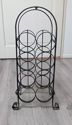 smeedijzeren wijnrek voor 8 flessen, Huis en Inrichting, Woonaccessoires | Wijnrekken, Ophalen of Verzenden, Metaal, Minder dan 50 cm
