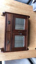 Antiek eiken medicijnkastje 49 br 31/43 h 13 d cm., Ophalen of Verzenden