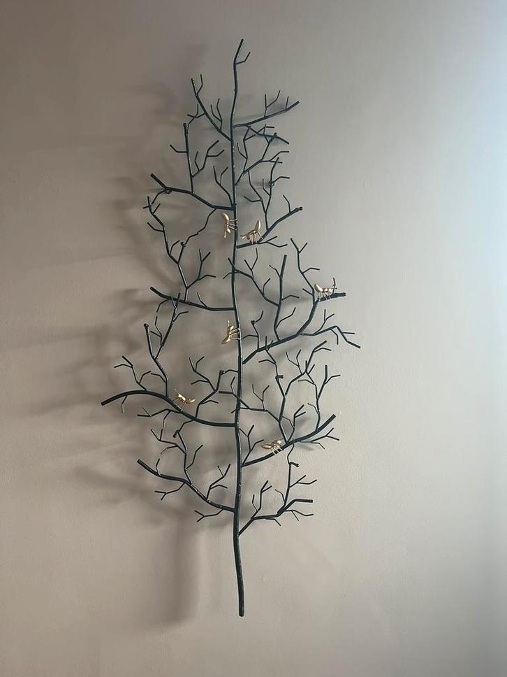 Design kapstok, Huis en Inrichting, Woonaccessoires | Kapstokken, Zo goed als nieuw, Wandkapstok, Metaal, Ophalen