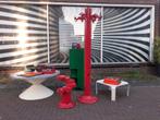 rood kunststof Planta kapstok Piretti design jaren 70 retro, Huis en Inrichting, Woonaccessoires | Kapstokken, Ophalen, Kunststof