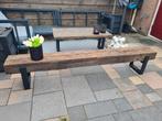 Super gaaf bielzen buiten bankje, Ophalen, Zo goed als nieuw, Hout