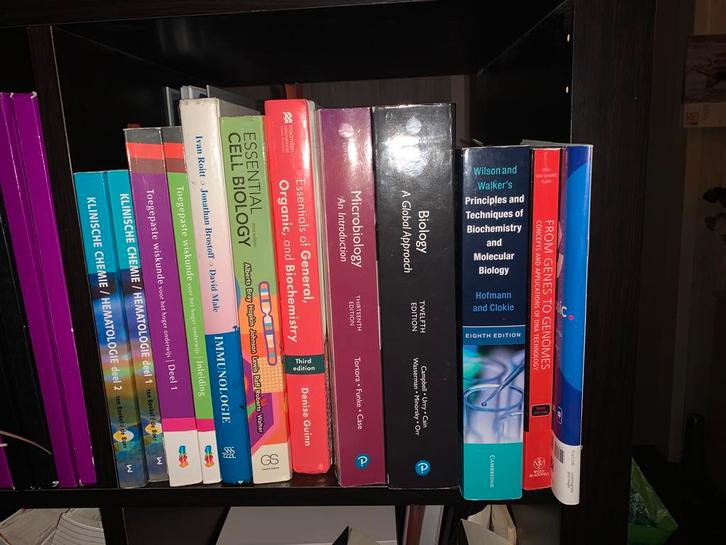 diverse boeken Biologie & medisch laboratoriumonderzoek, Boeken, Literatuur, Zo goed als nieuw, Ophalen of Verzenden