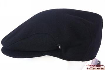 Platte pet Wigens zwart wol met oorwarmers 55 = S - XS nieuw beschikbaar voor biedingen