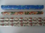 5 rollen Kerst geschenkpapier / cadeaupapier, mooie dessins, Ophalen, Nieuw