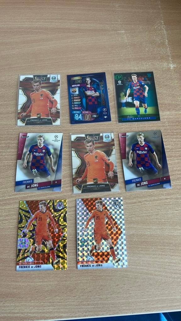 Frenkie de jong panini ajax barca, Ophalen of Verzenden, Zo goed als nieuw, Ajax, Poster, Plaatje of Sticker