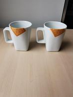 Mokken verkade biscuit 2 stuks, Huis en Inrichting, Keuken | Servies, Ophalen of Verzenden, Zo goed als nieuw, Overige stijlen