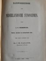 Handwoordenboek Nederlandsche Synoniemen, 1898, € 15,=, Ophalen of Verzenden, J.V. Hendriks