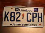 Kentekenplaat Canada Quebec, Ophalen of Verzenden